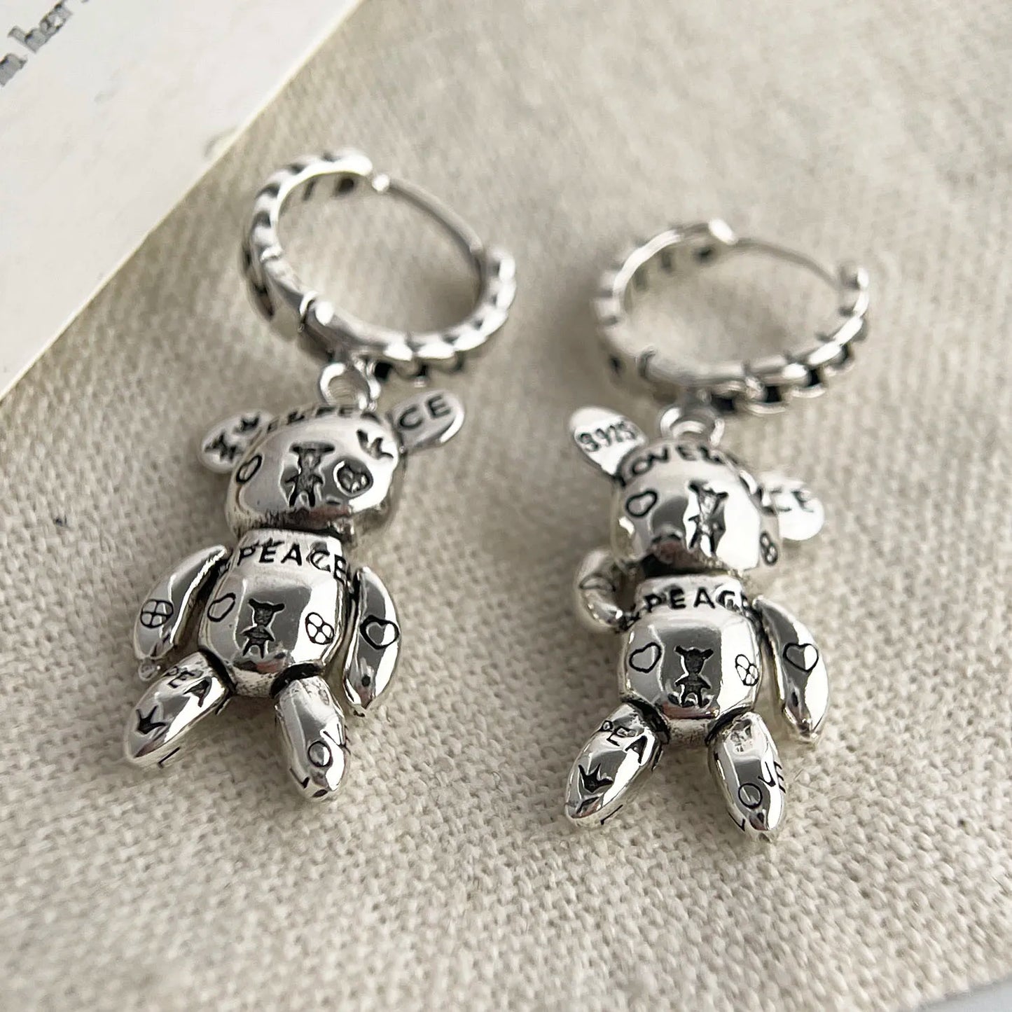 925 Sterling Silver Vintage Earrings For Women Trendy Simple Retro Earring Jewelry Prevent Allergy Party Accessories Gift