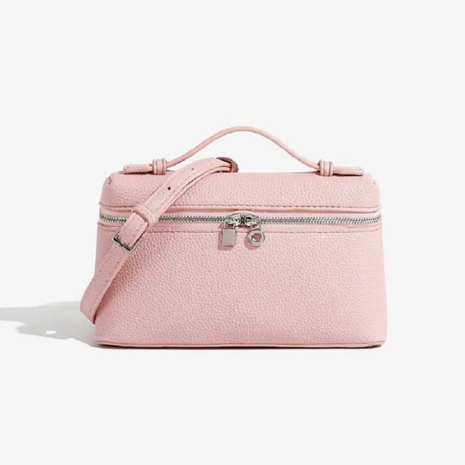 Premium sense of niche lychee grain shoulder bag simple fashion lunch box women's bag exquisite mini handheld crossbody bags