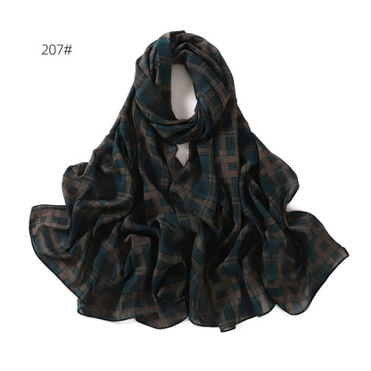 66 Colors Pearl Chiffon Printed Hijab Scarf New Fresh Small Floral Polka Dot Sunscreen Silk Scarf Shawl Turbans for Women Hijabs