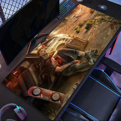 Come Back To The Future Mouse Pad Tablet Laptop xl desktop mouse mat cute HD printing Gaming keyboard pad Player 90x40 cm
