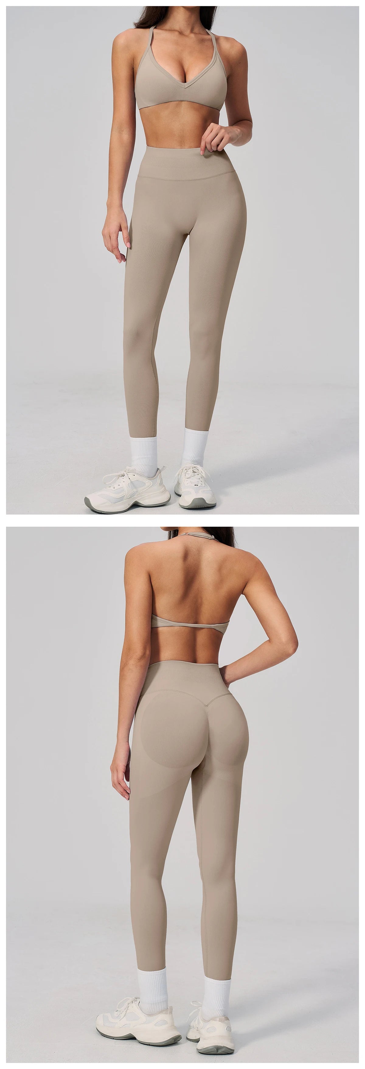 Fitness Suit 2PCS Women's Tracksuit Yoga Set Sports Outfits Gym Clothes Running Push Up Sportswear Female Workout Yoga Clothes