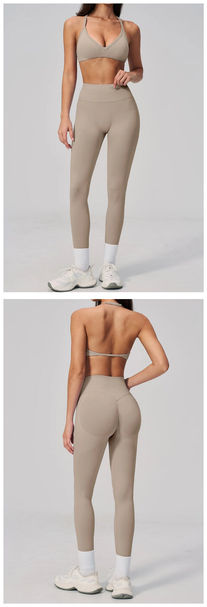 Fitness Suit 2PCS Women's Tracksuit Yoga Set Sports Outfits Gym Clothes Running Push Up Sportswear Female Workout Yoga Clothes
