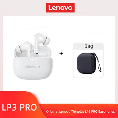 Original Lenovo Lp3 Pro TWS Earphones Wireless Bluetooth 5.3 Earbuds HIFI Sound Noise Reduction HD Call Low Latency Headphones