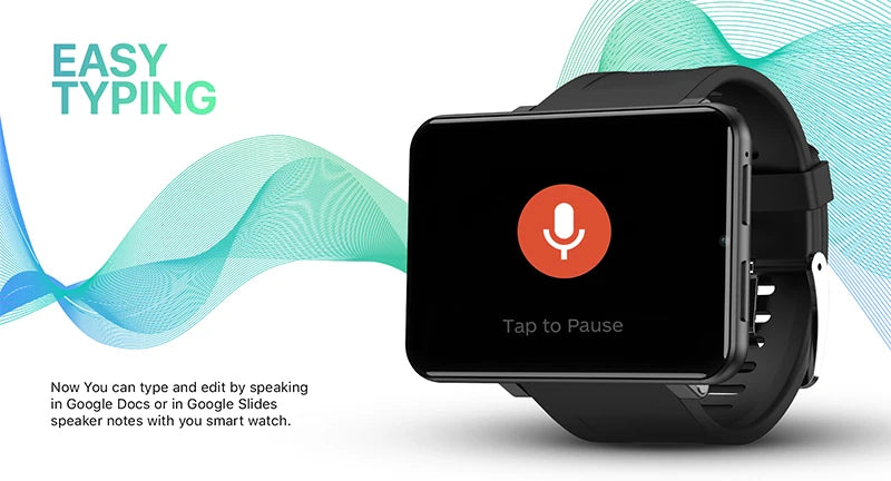DM100 4G Smart Watch 2.86 Large Screen Android 7.1 Smartwatch 2700mAh Battery MTK6739 Quad Core 3GB/32GB 5.0MP Camera Wifi GPS