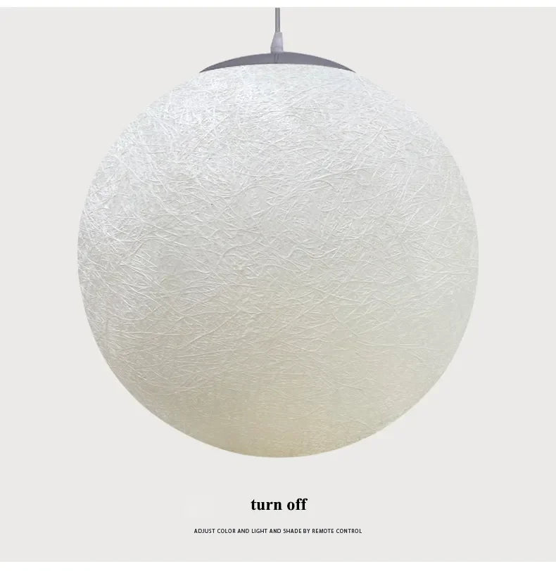 Nordic Moon Led Pendant Lights for Living Room Dining Bedroom Home Decorations Chandelier Cafe Restaurant Hanging Lamp Luminaire