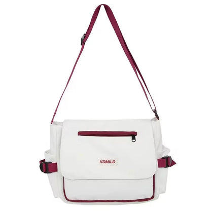 Top Quality Oxford Diagonal Cross Bag Youth Fashion Casual Version Ladies Canvas Shoulder Bag Solid Color Women Messenger Bags