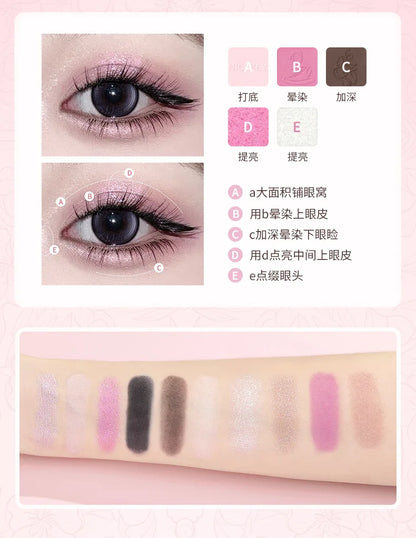Cosmetic Sets Ballet Makeup Gift Box Cheek Blush Red Lip Glaze Eye Shadow Professional Concealer Bronzer All In One Girl Gift