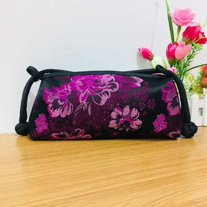 Fashion Luxury Chinese Style Silk Bag Women Handbag Japanese Hand Embroidery Totes Cheongsam Female Cosplay Bags Clutch Purses
