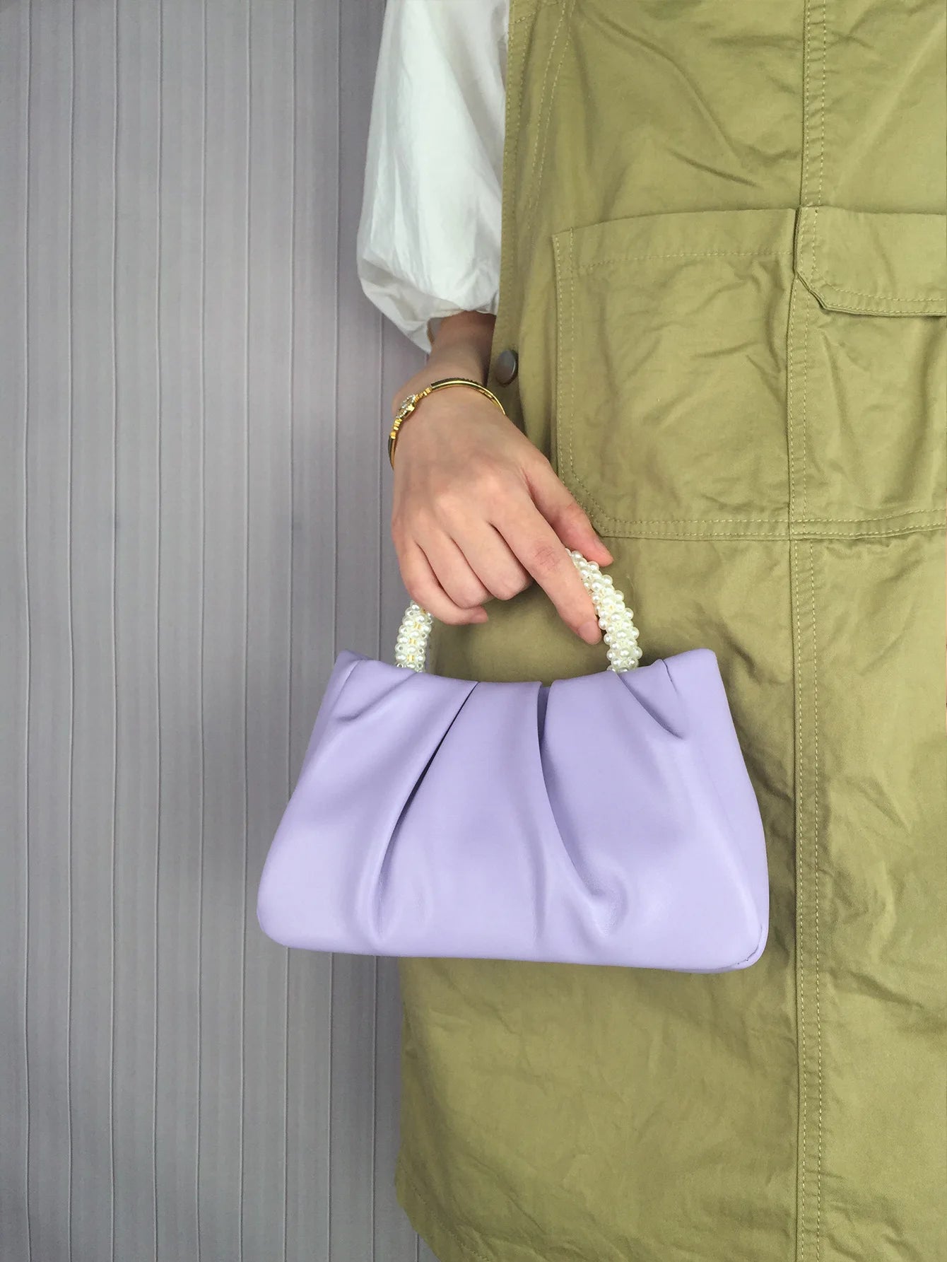 Fashion Pearl Handle Women Dinner Clutch Purse Handbags Luxury Design Ladies Square Shoulder Bags Female Small Messenger Bag