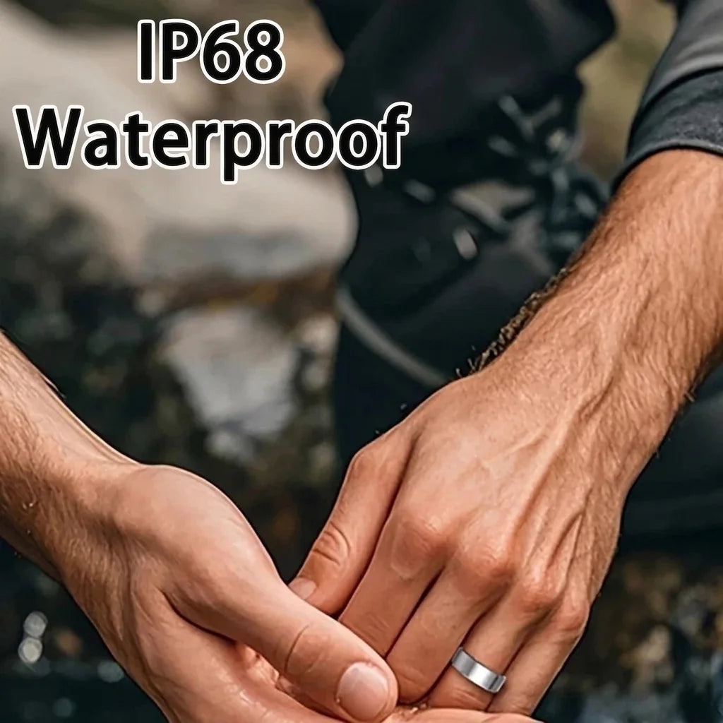  2026 New Smart Ring Heart Rate Blood Pressure Sleep Monitoring Motion Tracking IP68 Waterproof Men Women Smart Ring Holiday Gi