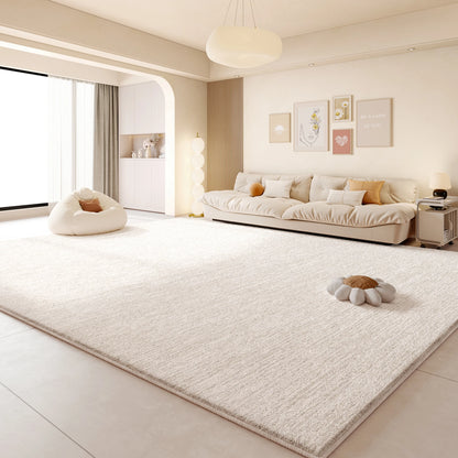Cream Style Living Room Decoration Rug Light Luxury Rugs for Bedroom Fluffy Soft Cloakroom Carpet Household Washable Floor Mat