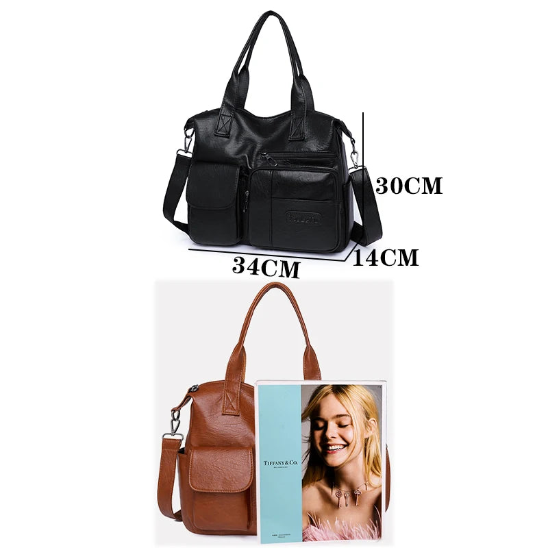 Luxury Designer Handbags Women Purses And Handbags Retro Shoulder Bags High Quality Leather Crossbody Bags for Women 2024 Sac