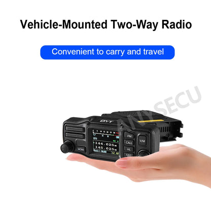 QYT M600 25W Separate Panel Mobile Radio Double Speaker Design VHF UHF Dual Band Walkie Talkie