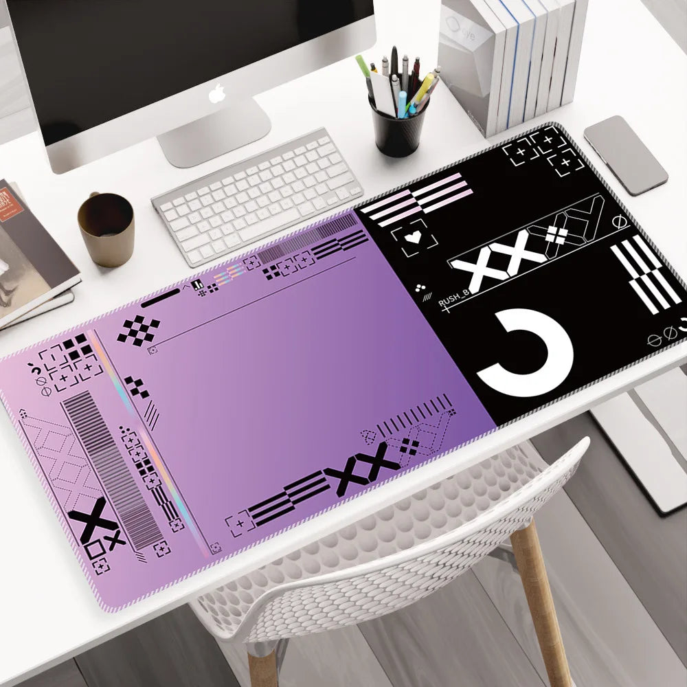 Gaming Clear Shortcut Keys Mouse Pad Cheat Sheet Keyboard Mousepad Desk Mat Rubber Protector Office User Anti Slip Esports Games