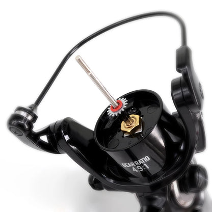 Hirisi Carp Fishing Spinning Reel 15-20KG Max Drag 5.2:1 Gear Ratio Metal Spool Waterproof Smooth Heavy Duty HD4000
