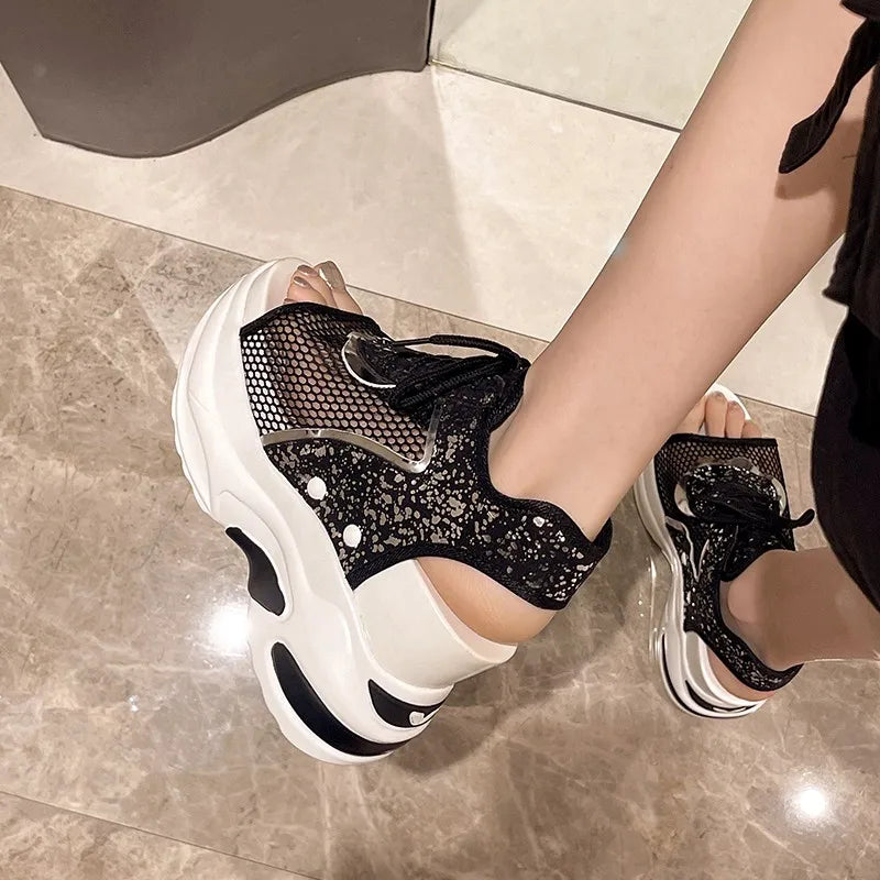 Platform Shoes Woman Sandal Roman Women Sports Sandals Fashion Sneakers Comfortable Wedge Luxury Designer Elegant Summer 2026