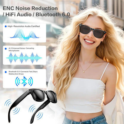 New 8MP Camera Smart Glasses Photography Video AI Intelligent Interactive Translation Call Smart Sunglasses Men Women Eyeglass