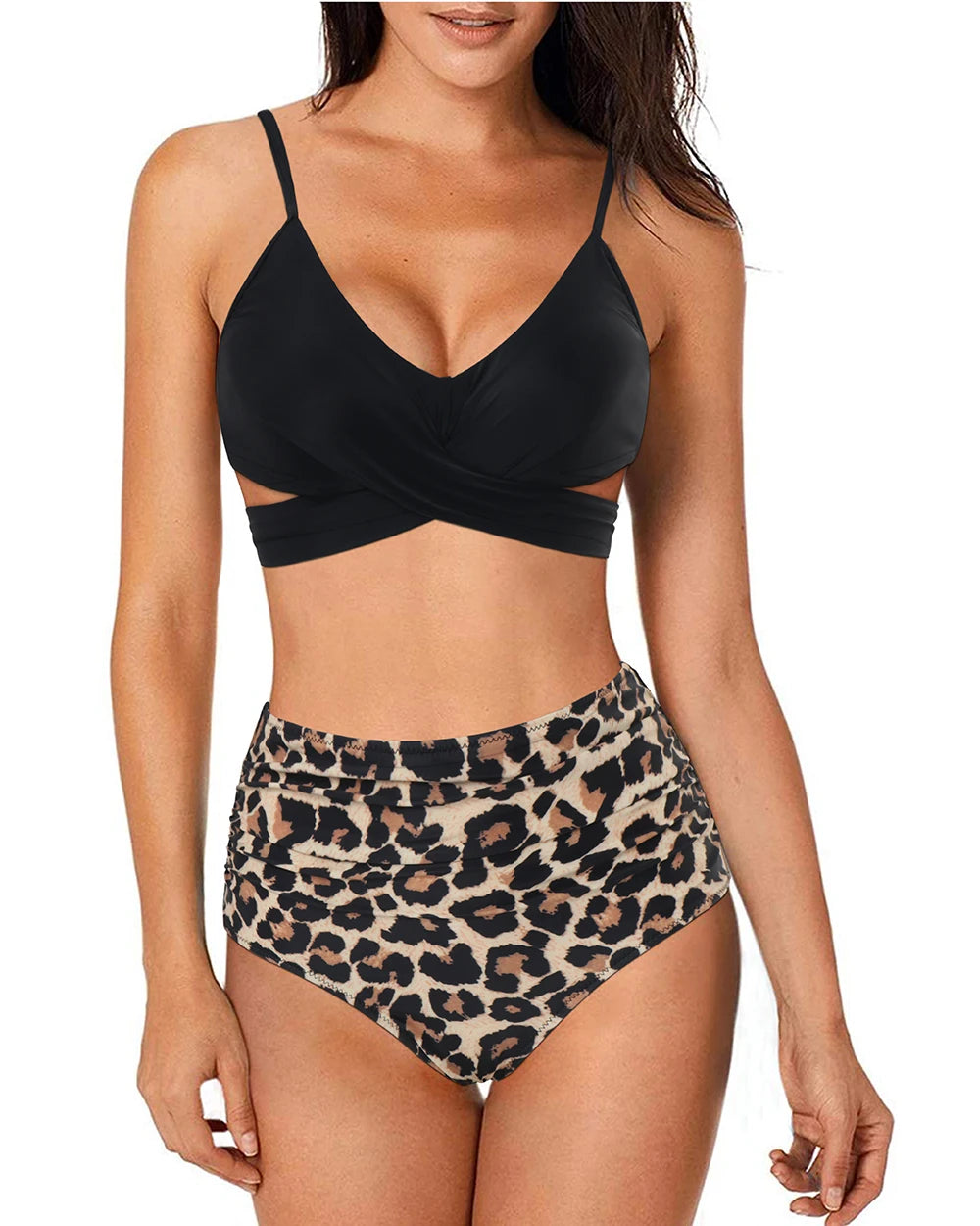 Push Up Bikini Women Swimsuits 2026 Sexy Swimwear Female Brazilian Bikini Set High Waist Biquini Swimming Suits Solid Beachwear