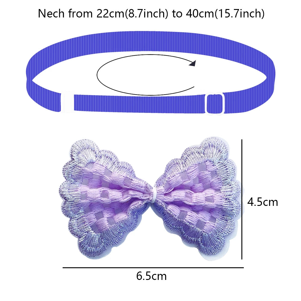 50/100pcs Dog Accessories Small Dog Cat Bowties For Dog Grooming Products Dogs Supplies Mini Dogs Pets Bow Tie