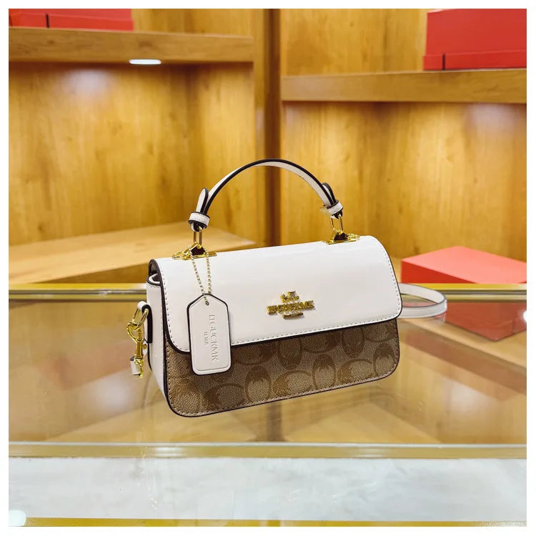 Advanced Women's Bag 2026 New Trendy Retro Small Square Bag Casual Versatile Women's Luxury Hand-Held Shoulder Crossbody Bag