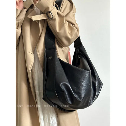 CGCBAG 2025 New Fashion Luxury Designer Tote Bag Simple Solid Commuting Original Brand Handbags Women Soft Leather Shoulder Bag