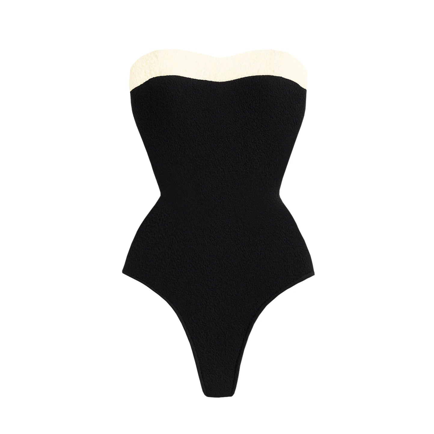 2Pcs Black White Swimsuit 2026 Bandeau Biquini Women Sexy Bikini Push Up Swimwear Female Patchwork Dress Bathing Suits Beachwear