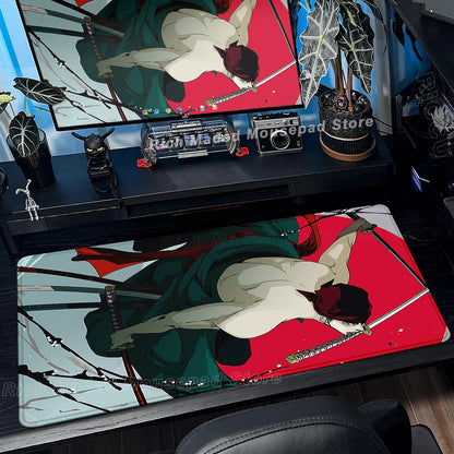 Anime Gamer Keyboard MouseMats One P-Piece Gaming Mouse Pad XXL Speed Rubber Cartoon Big Computer Desk Mat PC E-Sports Mousepad