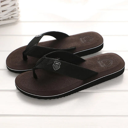 Hot High Quality Men Beach Shoes Summer Casual Flat Slippers Male Indoor Bathroom Anti-Slip Flip Flops Man Flip-Flops Men Sandal
