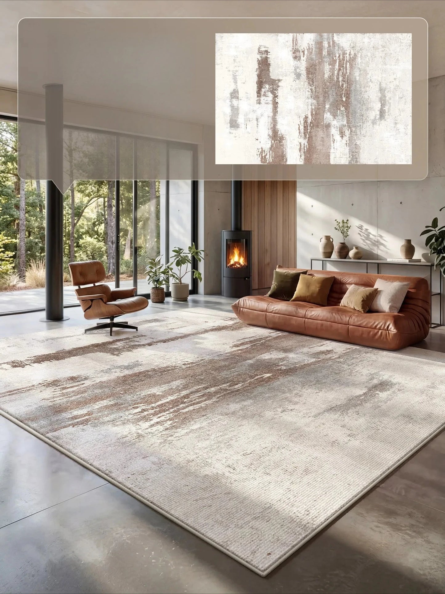 Large Area Living Room Decoration Washable Carpet Light Luxury Rugs for Bedroom Thick Plush Study Floor Mat Home Fluffy Soft Rug