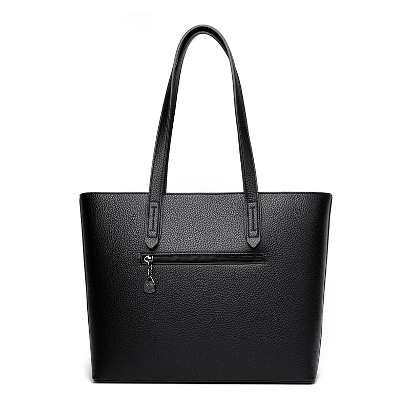 Genuine High Quality Large Capacity Shoulder Bag Female Tote Bag New Luxury Designer Handbag For Fashion Women Brand Shopper Bag