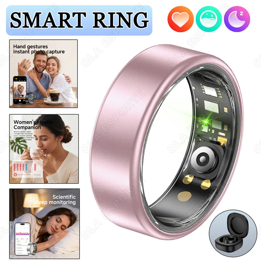 2026 Smart Ring New Technology free gifts Couple Ring for Women Men  Waterproof Sport Rings Heart Rate Pressure Monitor All Size