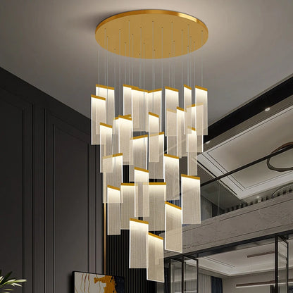 Modern home decor led lights pendant light lamps forstaircase Chandeliers for living room hanging light indoor lighting
