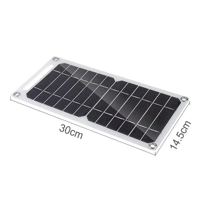 30W Portable Solar Panel 5V Solar Plate WithUSB Safe Stabilize Charger For Power Bank Phone Outdoor Camping Home RV Gift