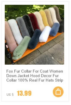 Winter Real Fox Fur Collar Cuffs Set Neck Warmer Fur Scarves Shawls Natural Fox Fur Collar Scarf Women Men Coat Warm Accessories