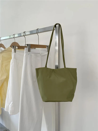 Casual Nylon Bucket Bags for Women Shoulder Bag Fashion Soft Women Bag NEW Tote Purses and Handbags Female Shopper Commuter Bags