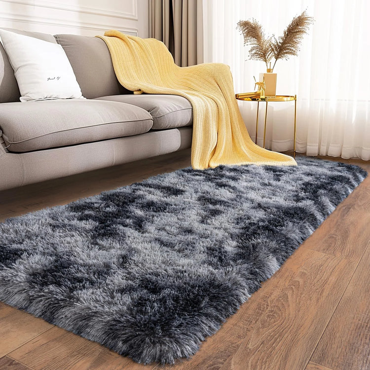 VIKAMA Ultra-Soft Running Rug Bedroom & Hallway Anti-Slip Mat Fluffy Plush Bedside Dormitory Carpet Home Decor