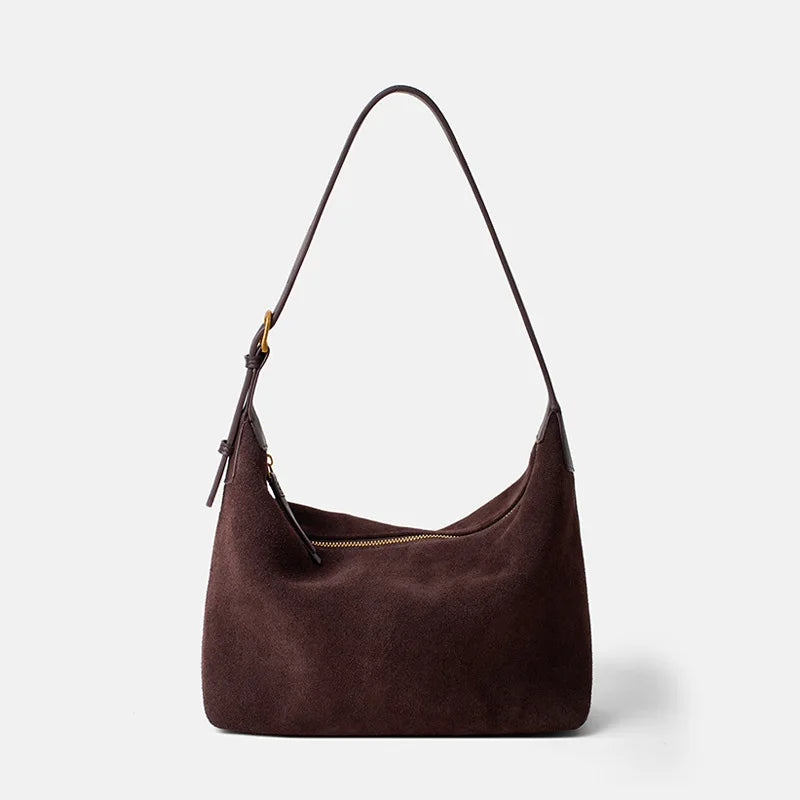 Punk Style Rivet Design Soft Leather Underarm Bags Women Solid Color Casual Shoulder Bag Large Capacity Lady Handbags bolsas