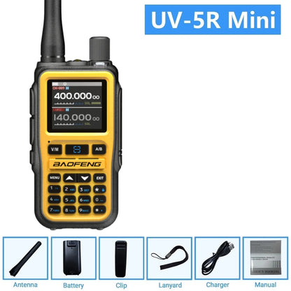 BAOFENG UV-5R Mini Air Band Receive VHF UHF Dual Band Transmit & Receive FM Amateur Ham VOX Walkie Talkie UV-5RMINI