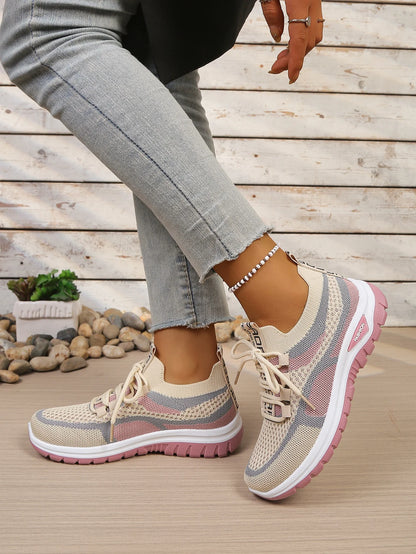 Women's Shoes Double-Color Work Shoes for Ladies, Single Shoes Casual Sneaker Shoes Woman 2026 Free Shipping Shoes