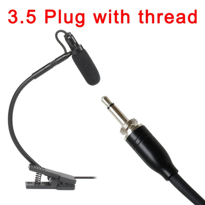 3 Pin 4 PIN Mini XLR Saxophone Microphone Supercardioid 3.5mm Trumpet Music Wind Instrument Sax Mic Horn IM-20
