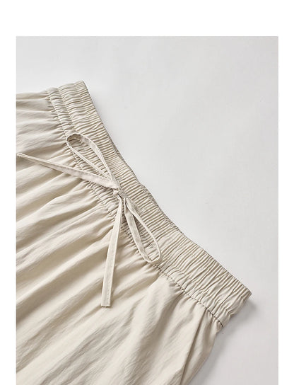 TOYOUTH Women's Wrinkle-Resistant Wide Leg Pants 2026 Summer New Straight Cut Bud Trousers, Travel Friendly