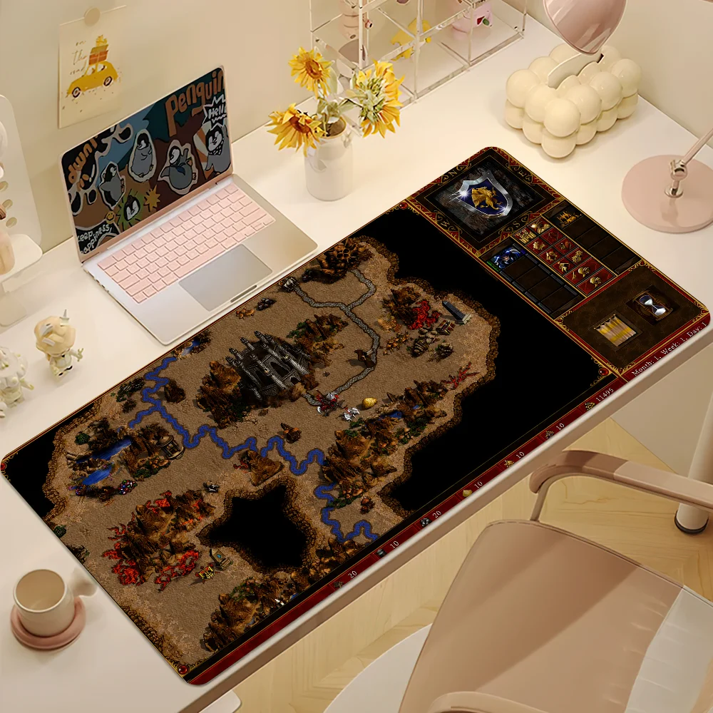 H-Heroes of M-Might and Magic 3 Mouse Pad Non-slip Thickened MousePad Large Writing Lockedge Office Student Gaming Cushion