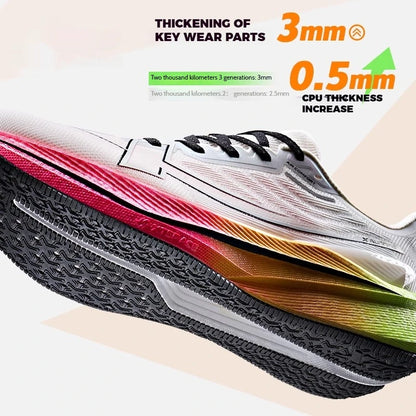 Xtep 2000km 3.0 Running Shoes For Women 2025 Spring Sneakers Cushioning Training Jogging Wear-Resistant Lightweight 875118110034