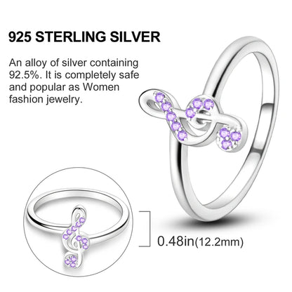 925 Sterling Silver Infinite Love Ring Original Luxury Design Zircon Finger Rings For Women High Quality Wedding Jewelry Gift
