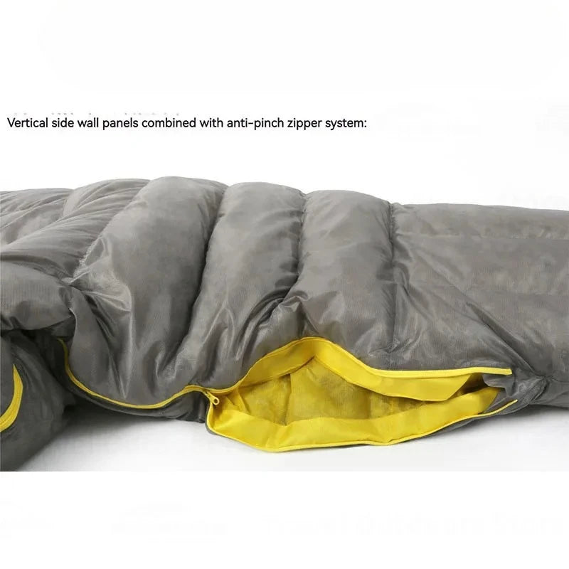 AEGISMAX Wind Hard Dusk Upgrade Ultralight Down Sleeping Bag 7D Nylon DWR 800FP Waterproof Outdoor Hiking Down Pro Sleeping Bag