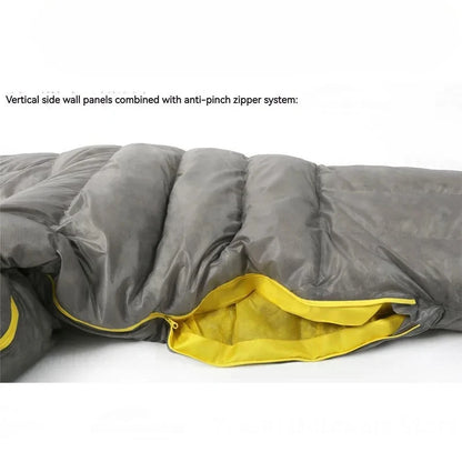 AEGISMAX Wind Hard Dusk Upgrade Ultralight Down Sleeping Bag 7D Nylon DWR 800FP Waterproof Outdoor Hiking Down Pro Sleeping Bag