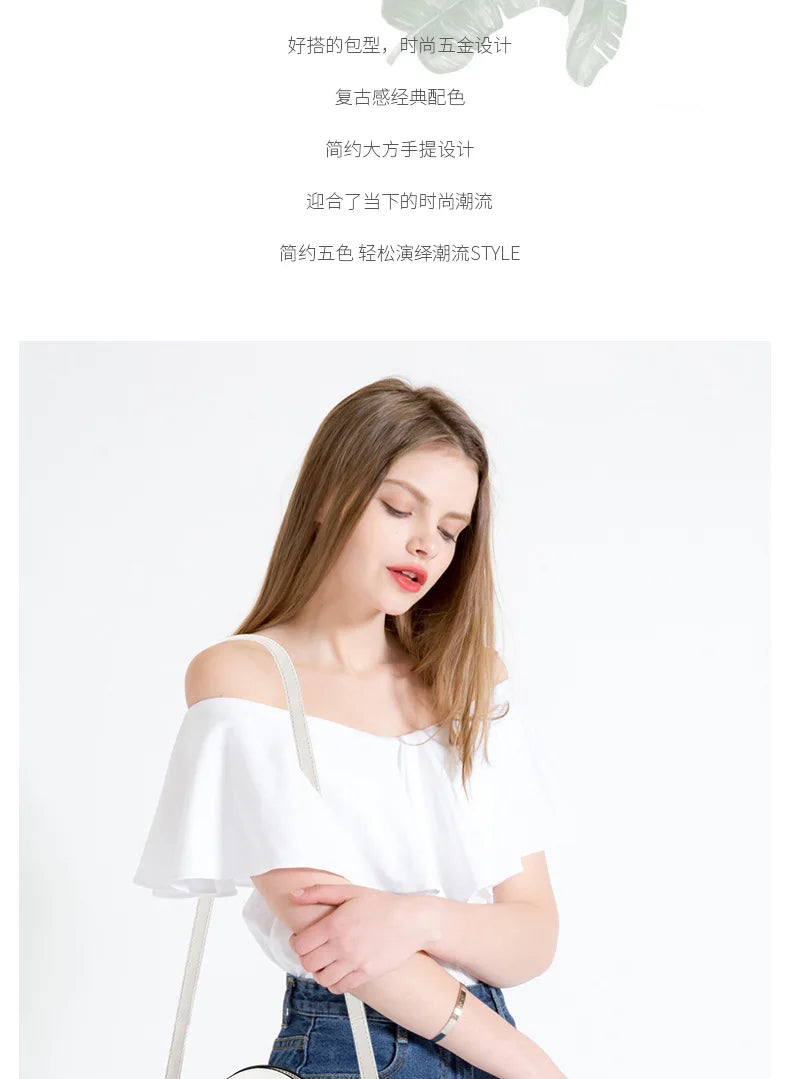 New women bag Fashion Shoulder bags handbag  for women 2025  Handbags leather Printed monogram single shoulder straddle bag