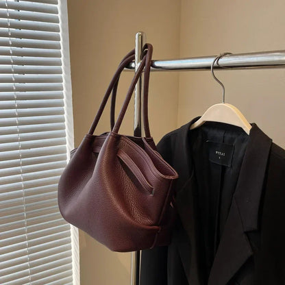 2026 French Style Women Tote Bag Large Capacity Luxury Underarm Bag Casual Single Shoulder Handbag Daily Commute Shopping Bags