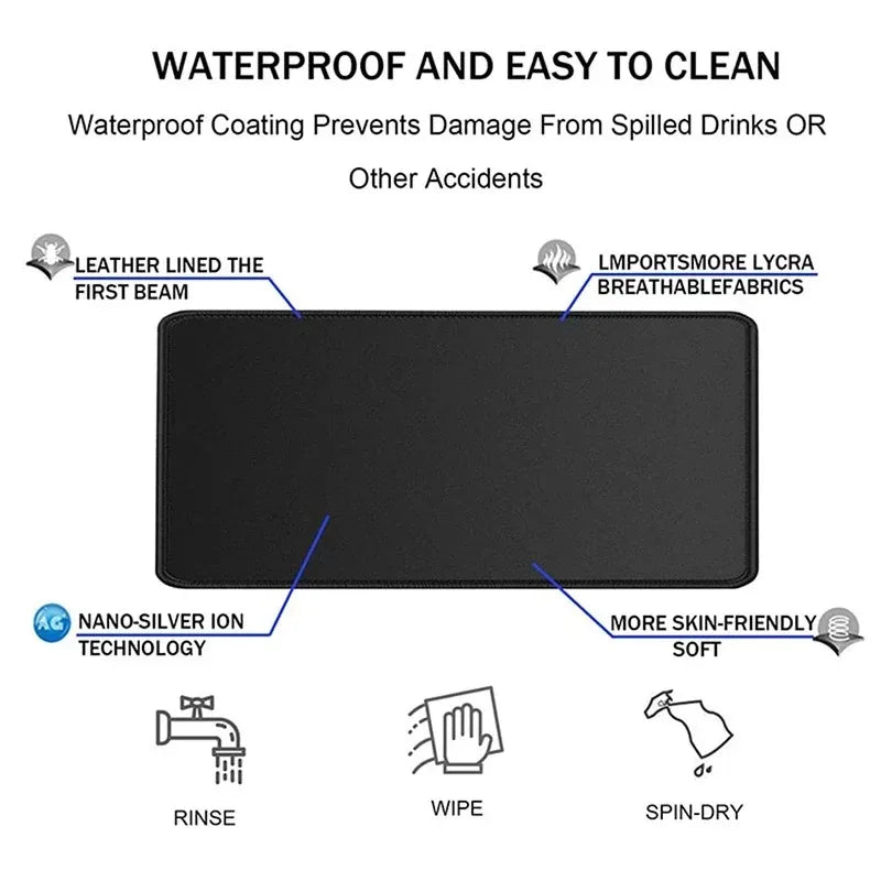 Hacker mouse pad game player mouse pad rubber non-slip table mat game accessories computer professional keyboard pad oversized