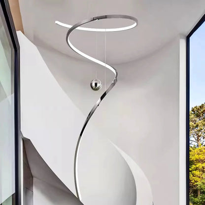 Modern home decor led lights pendant light lamps forstaircase Chandeliers for living room hanging light indoor lighting